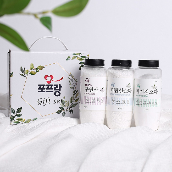 다목적 세정제 구연산 베이킹소다 과탄산소다 3종세트
