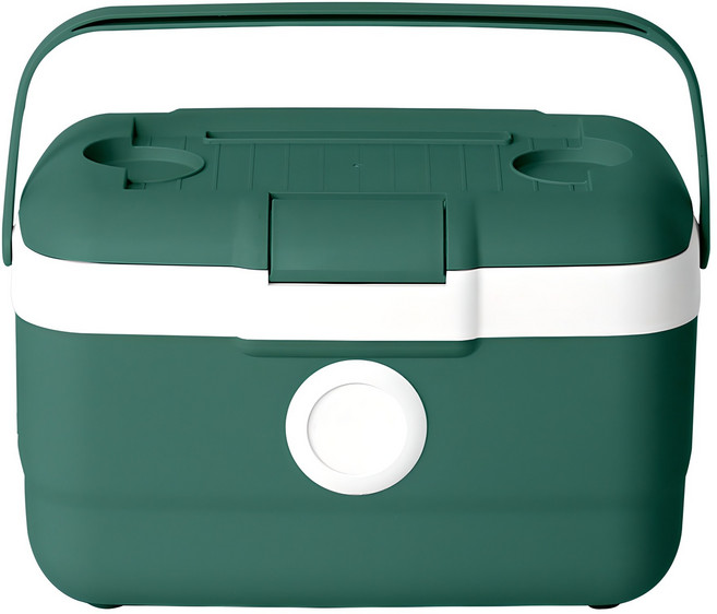 올리빙 도트 테이블 아이스박스, 모스그린, 21L