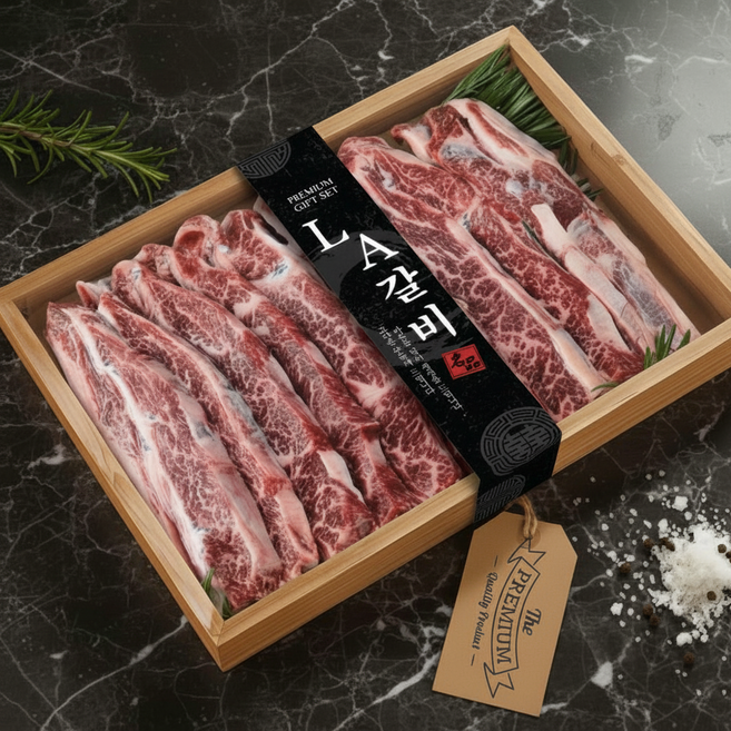 [완벽기름제거] 꽃갈비 엘에이갈비 구이용 LA갈비, 1개, 10kg