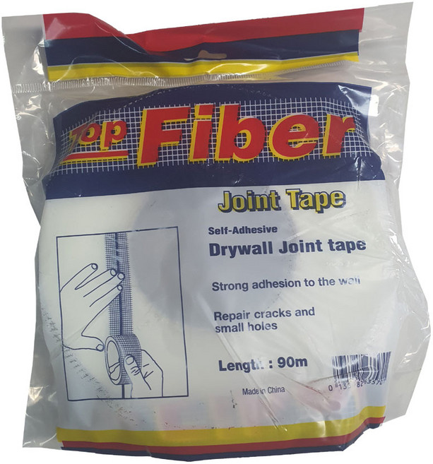 페인트마트 Top Fiber 조인트테이프 폭3.5CM 길이90M 망사테이프 죠인트테이프 틈새갈라진곳 메꿈용테이프 빠대 빠데 퍼티 테잎, 1개