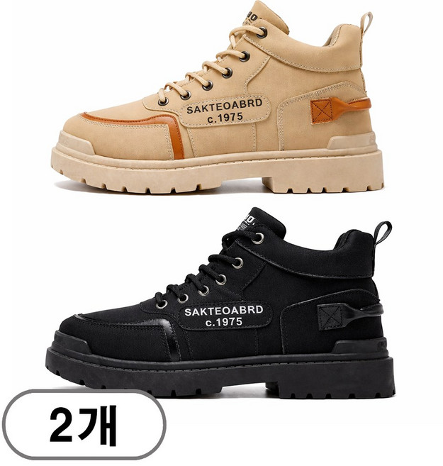 차쿠 1+1 남성 위커 작업 신발 캠핑화 낚시화 전술 아웃도어 캐주얼 운동화