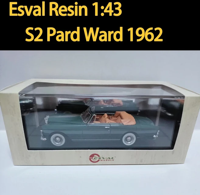 Esval Resin 1:43 S2 Pard 1962 자동차 모델 클래식 성인 기념품 선물 정적 디스플레이, 01 Bentley S2-Green