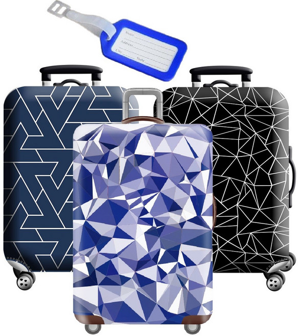 크리스탈 캐리어 커버 + 네임택