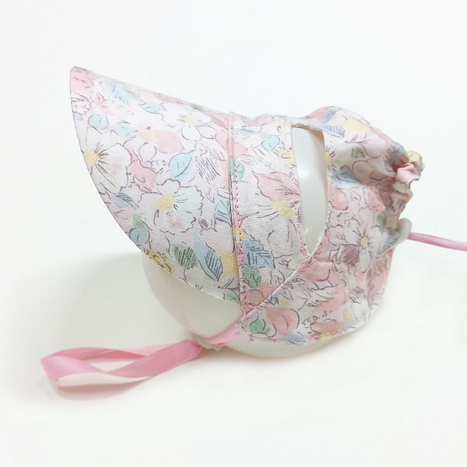 하니펫 강아지 자외선차단 썬캡 모자 챙모자, 1개, 핑크블라썸