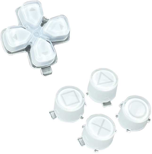 듀얼센스 수리 부품 십자 플레이 버튼 세트, 1개