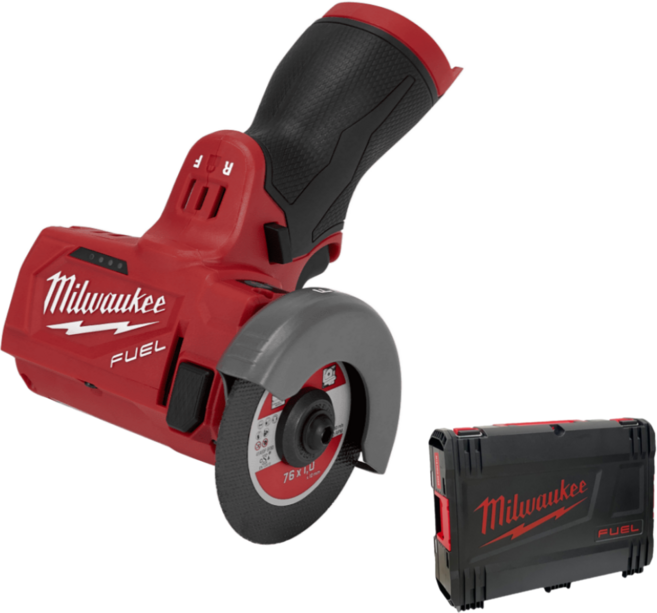 밀워키 12V FUEL 컷 오프 툴 3인치 소형그라인더 미니그라인더 베어툴 M12 FCOT-0X(본체+케이스포함), 1개, 본품(배터리없음)