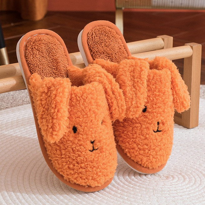 강아지 털 실내화 뽀글이 슬리퍼 거실 사무실