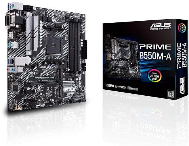 ASUS AMD B550 탑재 AM4 대응 마더보드 PRIME B550M-A[MicroATX], 상세페이지 참조
