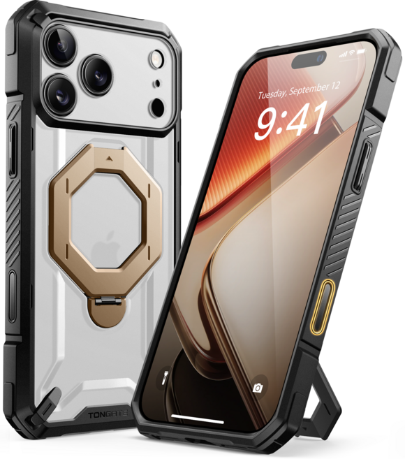 모보시 카메라 보호 360도 회전 마그네틱 스탠드 풀커버 휴대폰 케이스