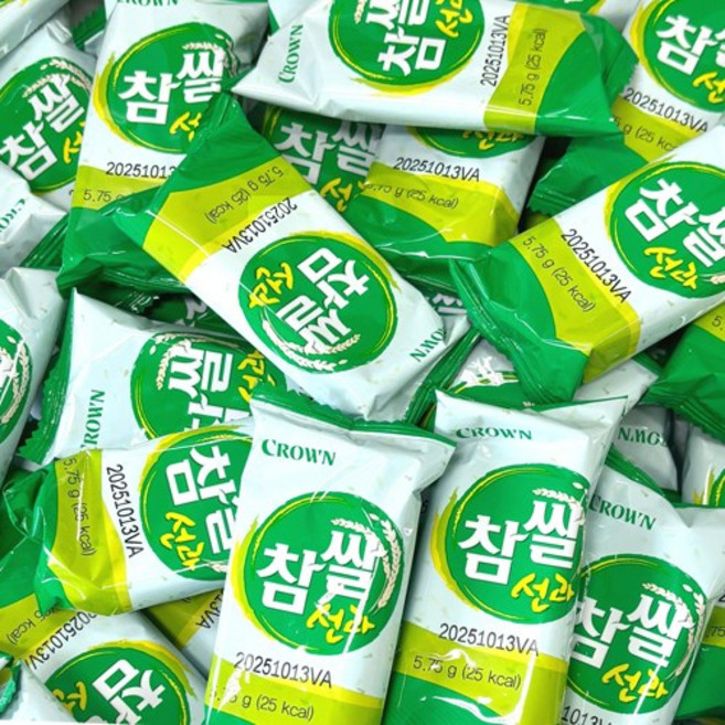 [이브의픽] 크라운 찹쌀 선과 대용량, 5.75g, 110개