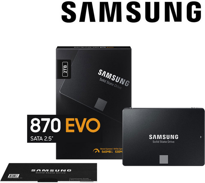 삼성전자 870 EVO SSD, MZ-77E2T0, 2TB