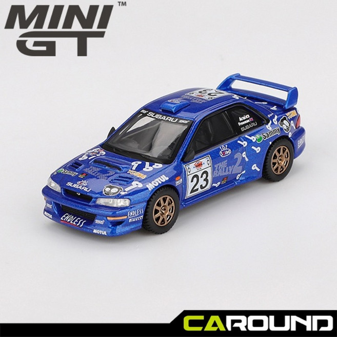미니지티(1078) 1:64 스바루 임프레자 WRC99 No.23 2000 아크로폴리스 랠리, 1078, 1개