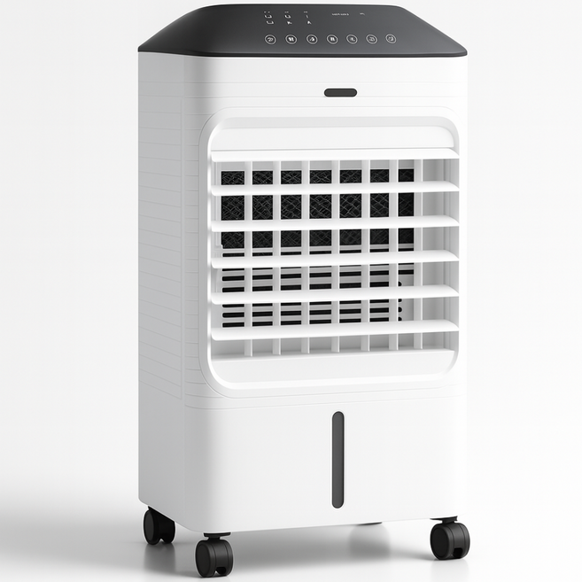 [2025년형] 다미에어 업소용 대형 이동식 냉풍기 에어컨 초절전, 스노우 화이트