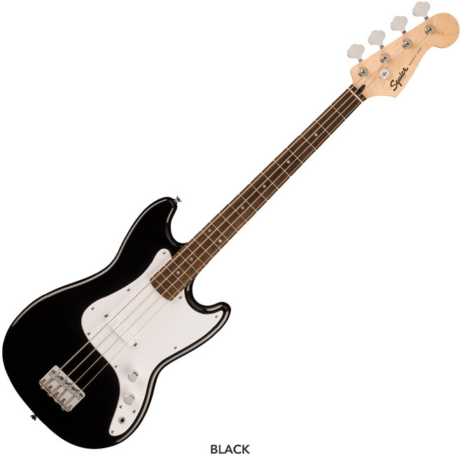 스콰이어 베이스기타 소닉 브론코 SONIC BRONCO BASS 입문용 초보자용 연습용 구성품 FULL SET 증정, 블랙, 1개
