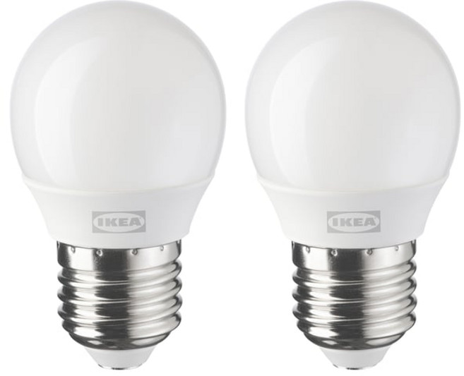 [이케아] SOLHETTA 솔헤타 LED 전구 E26 250 루멘 구형 오팔 화이트 45 mm 805.959.64, 솔헤타 LED 전구 E26 250 루멘, 구형 오팔 화