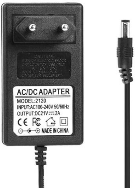 리튬 충전기 배터리 DC 21V 2A 18650 5.5x2.1mm 휴대용 어댑터 모듈 벅 안정화 전압 변환기, 01 DC21V 2A_02 EU, 1개