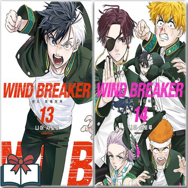 윈드 브레이커 13 14 윈브레 (리디) 만화책 세트 전2권 + 사은품 증정, 리디, 니이 사토루
