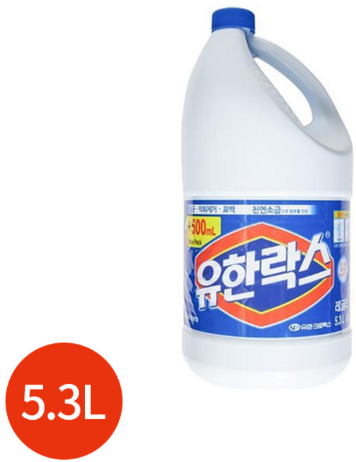 유한락스 레귤러, 1개, 5.3L