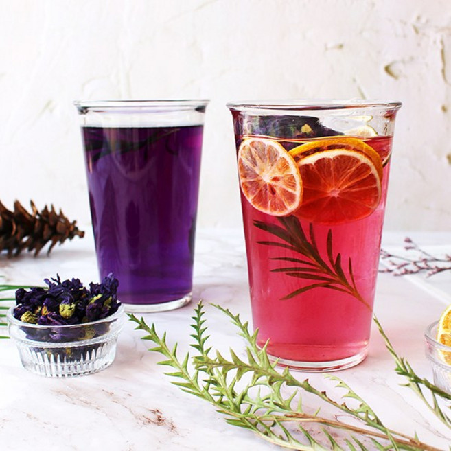 허브라 허브차 블루멜로우 리필 당아욱 꽃 잎차 허브티, 25g, 1팩