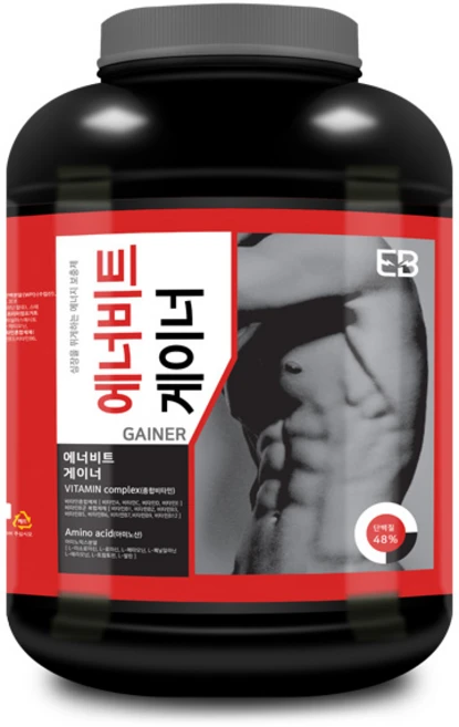 웨이테크 에너비트 게이너 WPC 단백질보충제 /벌크업 보충제, 4kg, 1개 - 쿠팡