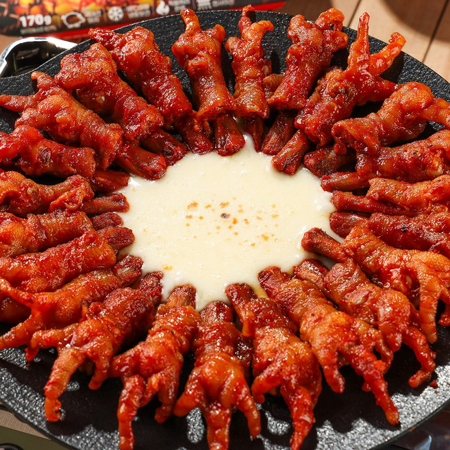 [저세상푸드] 직화 튤립닭발 300g x 4팩, 단품, 4개