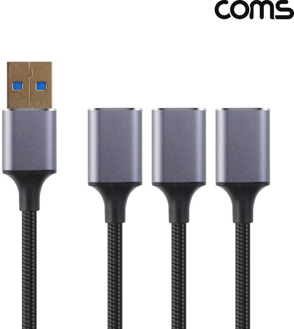 Coms 허브 3포트 1.2m 3Port USB 케이블 3.0 5Gbps gro*54206bJ