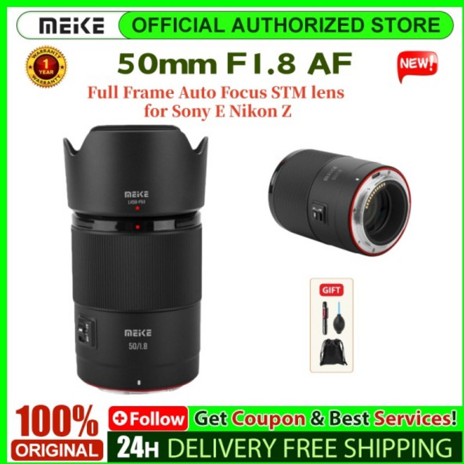 소니 E 니콘 Z Z7 Z6II Zfc 미러리스 카메라용 메이케 50mm f1.8 풀프레임 AF 자동 초점 STM 렌즈, 01 50mm F1.8, 02 L 마운트