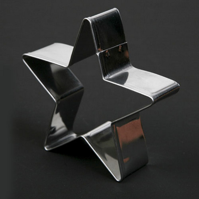 [렛츠베이킹] 쿠킹플러스 쿠키커터 24종 모음, 17.별, 1개