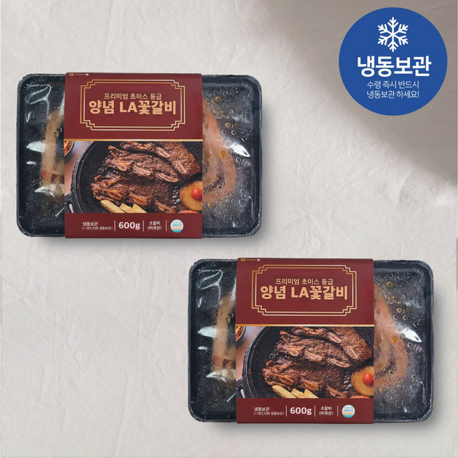 고기판다 양념 LA갈비 초이스등급, 1개, 1.2kg