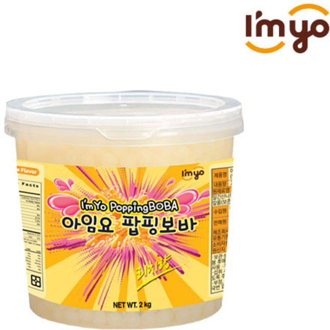 아임요 팝핑보바 버블티펄 리치향, 2.2kg, 1개