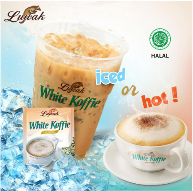 루왁 화이트 커피 오리지널 20g x 10봉 20봉 Luwak White koffie, 200g, 20개, 10개입