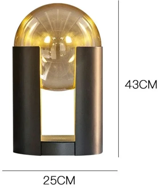 이탈리아 디자이너 플로어 램프 블랙 다리미 LED 북유럽 거실 호텔 침대 옆 홈 아트 장식 스탠딩 라이트 데, 04 Transparent glass, 01 white light 6000k