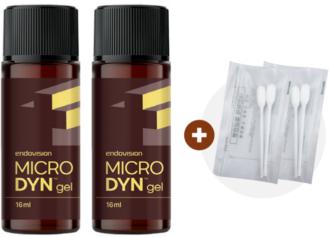 포비돈 연고 욕창 연고 레피젤 Microdyn gel 마이크로딘겔 16ml 보틀형 멸균 면봉 천연소독제 하이드로겔 가정용, 2개