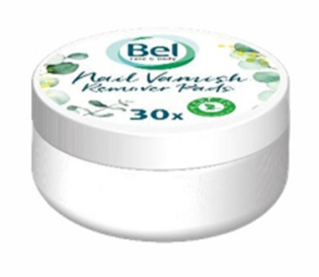 Bel face&body 네일폴리쉬 리무버 패드30매, 1개, 30ml