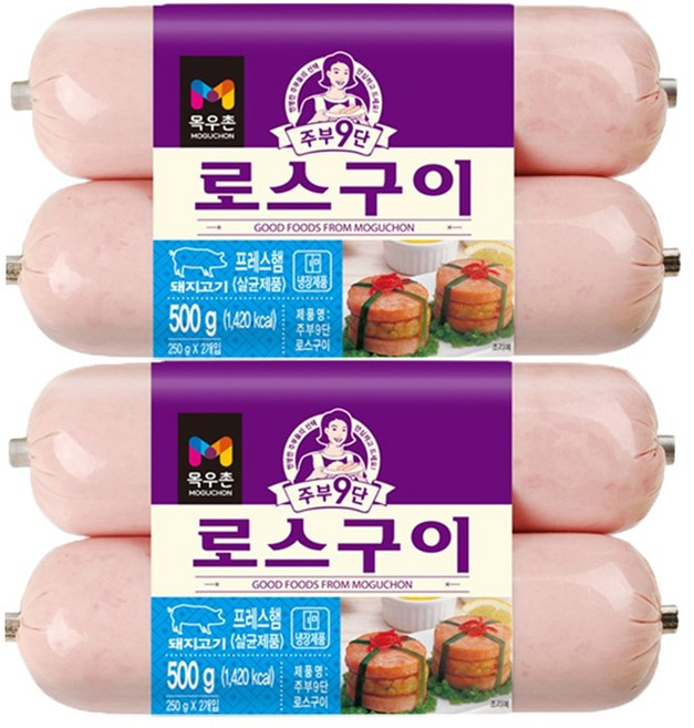 목우촌 주부9단 로스구이, 500g, 2개