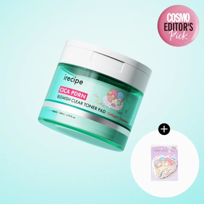 [콜라보] 시카 PDRN 흔적 클리어 쿨링 진정 토너 패드 70매, 없음 - 쿠팡