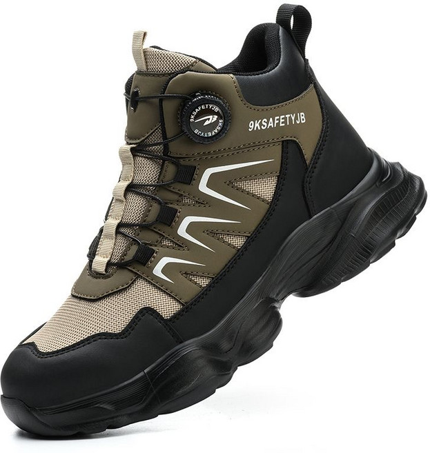 발볼 넓은 논슬립 다이얼 안전화 봄 여름 작업화 미끄럼방지 초경량 다목적 작업화 쿠션안전화