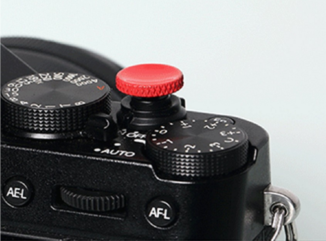 키밍 카메라 셔터 버튼 1p 호환 부속품 교체, 1개, 클래식 레드