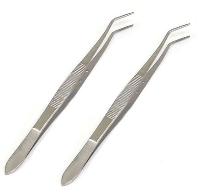 의료용 치과용 포셉 치과핀셋 메리암 핀셋 #3951, 2개, 곡