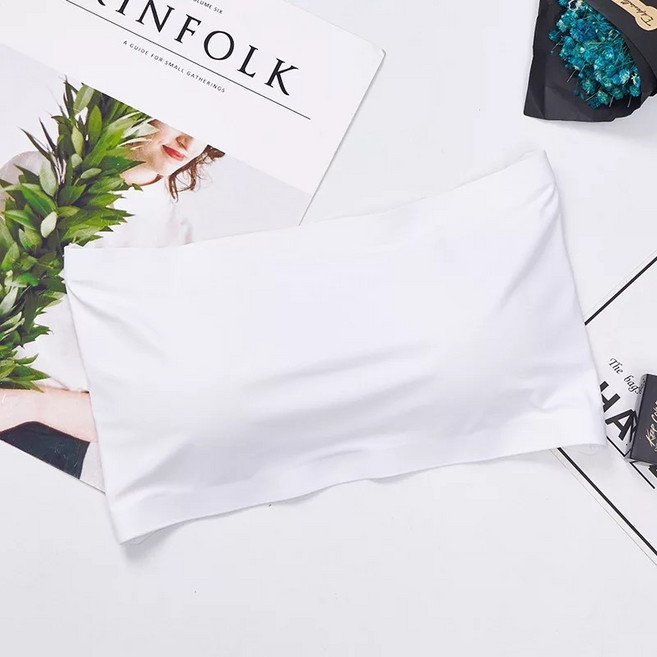 冰絲平口無痕抹胸