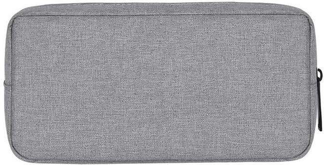 AINAAN 범용 전자/액세서리 소프트 휴대용 케이스 가방 내구성 및 경량 외출 비즈니스 여행 및 화장품에 적합 회색. 모던.