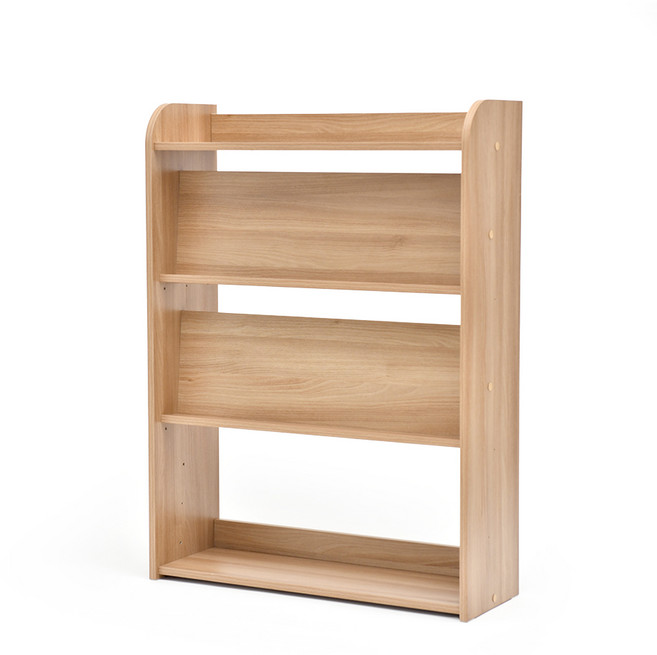 메블루 에디션 4단 전면 수납책장, 메블루4단-네츄럴오크