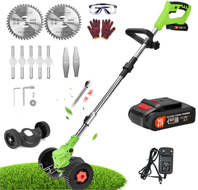 우스틴스 무선 충전식 예초기 휴대용 벌초 가정용, 1개