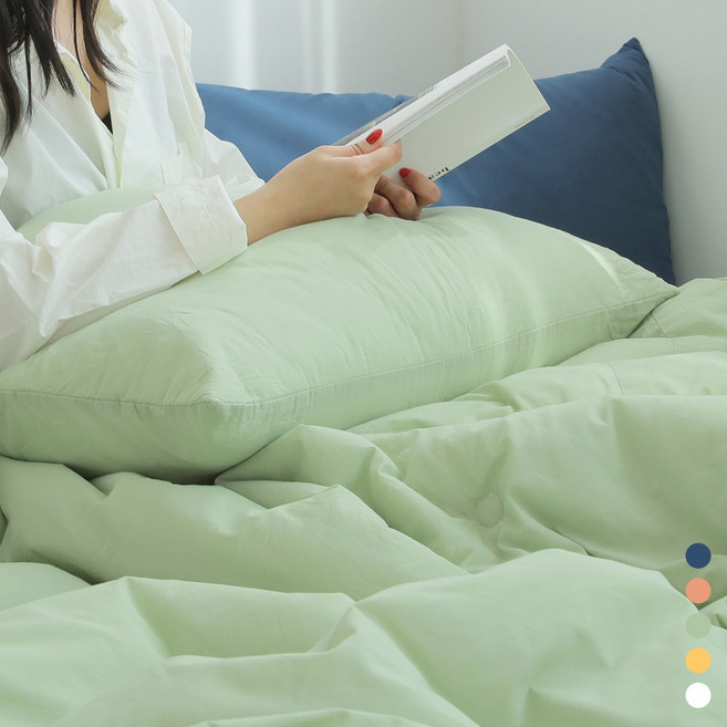 [올리비아데코] 마이호텔 60수 바이오 워싱 차렵이불(Q)