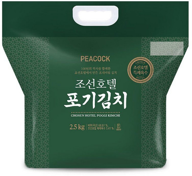 신세계푸드 피코크 조선호텔 김치 포기김치 4kg 열무김치 1.5kg 178282, 신세계푸드 피코크 조선호텔 김치 포기김치 4kg 열무김, 1