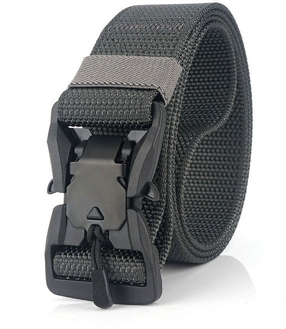 프리미엄 마그네틱 버클 택티컬 캔버스 벨트