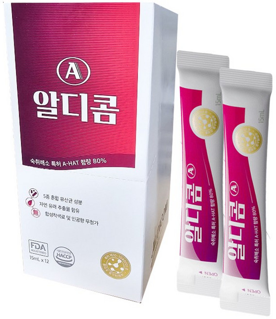 알디콤 숙취해소제, 15ml, 60개