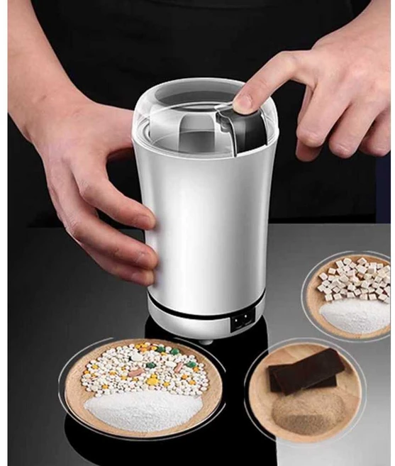 알약분쇄기 절단 약국 전동 가루약 쪼개기 커터기, 1개, 5. 화이트 칼1개세트 50g 용량/구리모터 - 쿠팡