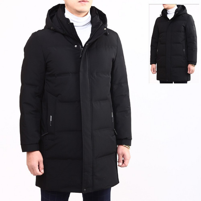 샤인힐즈 겨울 HZ 남성 고급 덕다운 오리털 하프 패딩점퍼 코트 HZ5500