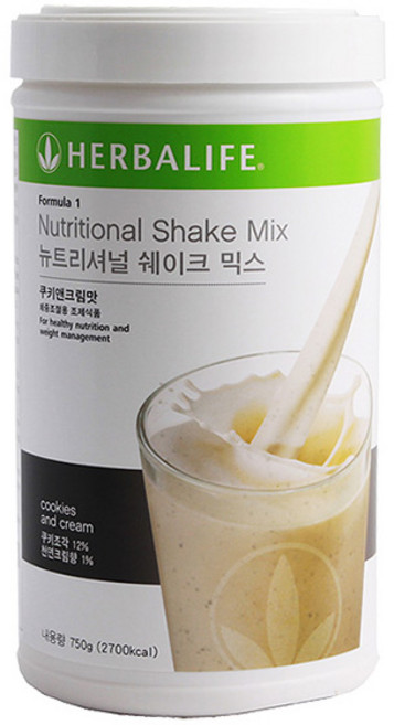허벌라이프 뉴트리셔널 다이어트쉐이크, 750g, 3개